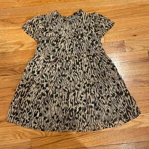 Leapord Imoga girls dress size 4.